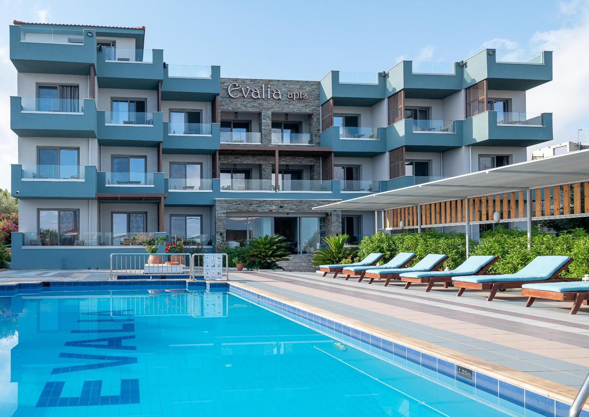 Evalia Apartments Hersonissos  Bagian luar foto