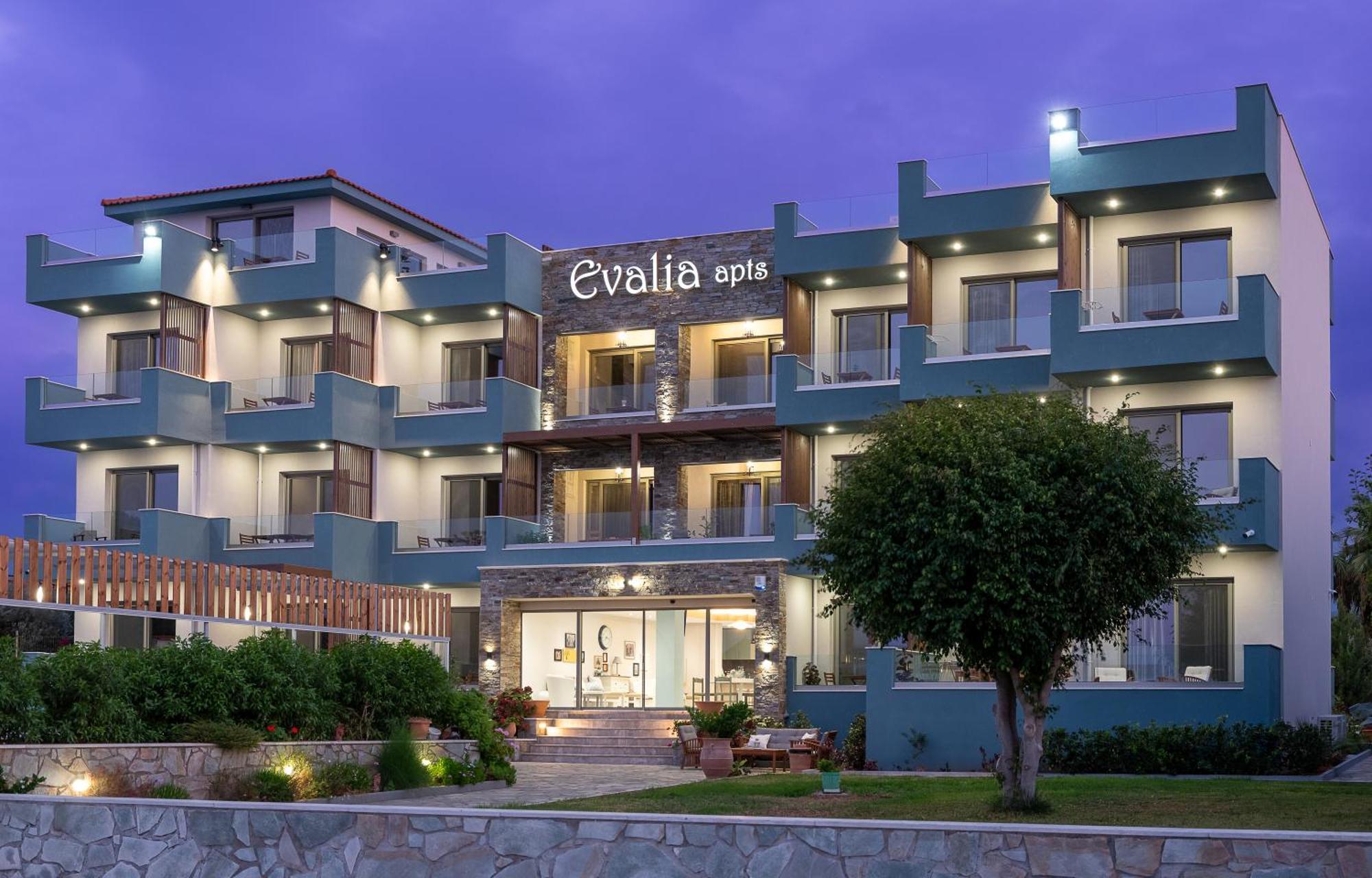 Evalia Apartments Hersonissos  Bagian luar foto